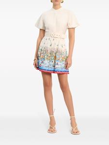 Rebecca Vallance Mini-jurk met ceintuur - Wit