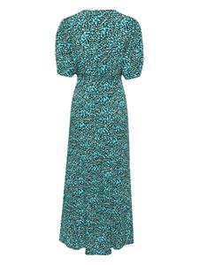 Faithfull the Brand Mini-jurk met bloemenprint - Blauw