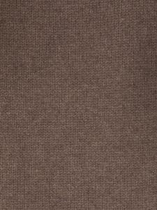 Sunspel ribbed-trim wool scarf - Bruin