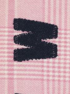 Marni check wool scarf - Roze