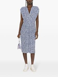 MARANT ÉTOILE Midi-jurk met abstracte print - Wit
