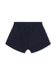 Michael Kors Kids Katoenen shorts set met logo - Blauw