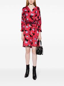 DVF Diane von Furstenberg Mikah floral-print minidress - Rood