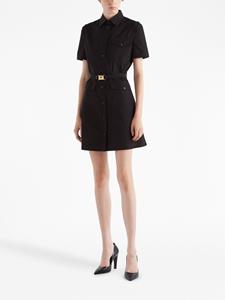 Prada Popeline mini-jurk - Zwart