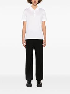 Alexander McQueen logo-embroidered jersey polo shirt - Wit