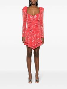 ROTATE sequinned lace minidress - Rood