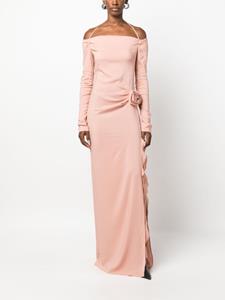 Blumarine Off-shoulder jurk - Roze