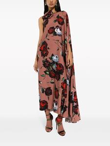Dolce & Gabbana Asymmetrische midi-jurk - Roze