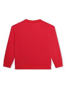 SONIA RYKIEL ENFANT logo-print cotton sweatshirt - Rood