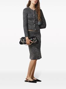 Gucci sequinned A-line skirt - Geel