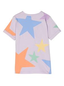 Stella McCartney Kids T-shirt met logoprint - Paars