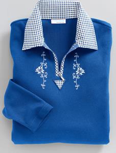 Your Look... for less! Dames Traditioneel shirt koningsblauw Größe