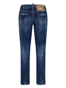 Dsquared2 Jeans met verfspatten - Blauw