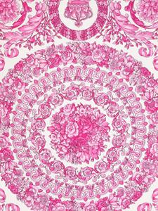 Versace Sjaal met bloemenprint - Wit