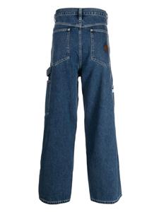 Izzue high-rise straight jeans - Blauw