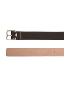 Bally logo-buckle leather belt - Zwart