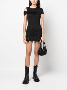 Blumarine Mini-rok met gespdetail - Zwart