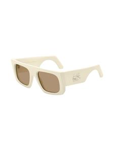 ETRO screen oversize-frame sunglasses - Beige