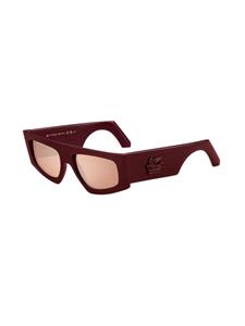 ETRO screen rectangle-frame sunglasses - Rood