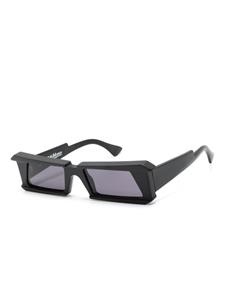 Kuboraum X21 rectangle-frame sunglasses - Zwart