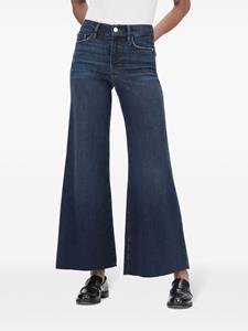 FRAME Le Palazzo Crop wide-leg jeans - Blauw