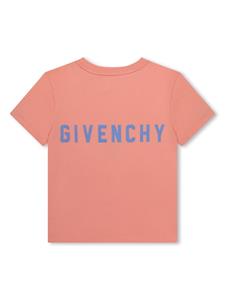 Givenchy Kids logo-print organic cotton T-shirt - Oranje
