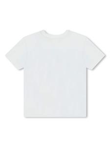Givenchy Kids logo-appliqué crew-neck T-shirt - Wit