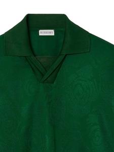 Burberry Poloshirt met jacquard - Groen