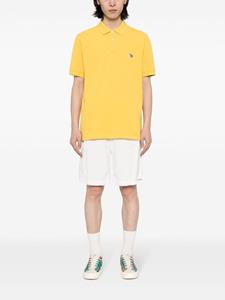 PS Paul Smith logo-embroidered cotton polo shirt - Geel