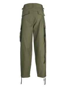 Izzue straight-leg cargo trousers - Groen