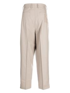 Izzue mid-rise tailored trousers - Bruin