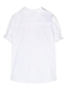 Monnalisa Overhemd met franje - Wit