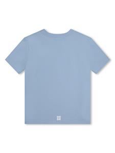 Givenchy Kids T-shirt van biologisch katoen met logoprint - Blauw