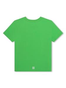 Givenchy Kids T-shirt van biologisch katoen met logoprint - Groen