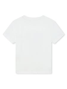 Givenchy Kids T-shirt van biologisch katoen met logoprint - Wit