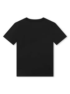 Givenchy Kids T-shirt met logo-patch - Zwart