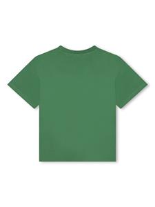 Kenzo Kids logo-print cotton T-shirt - Groen