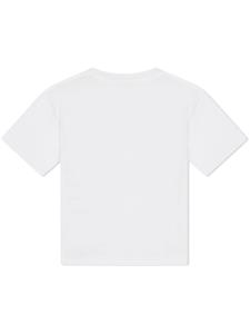 Dolce & Gabbana Kids T-shirt met tekst - Wit