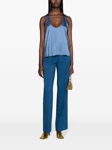 Tory Burch high-waisted tailored trousers - Blauw