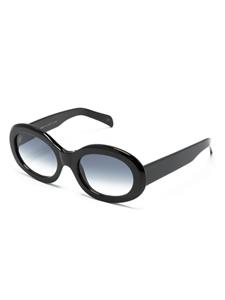 L.G.R Dune zonnebril met rond montuur - Zwart