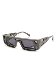 Kuboraum T9 zonnebril met rechthoekig montuur - Grijs