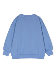 Mini Rodini Sweater met borduurwerk - Blauw