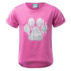 Bejo Meisjes bloom paw print t-shirt