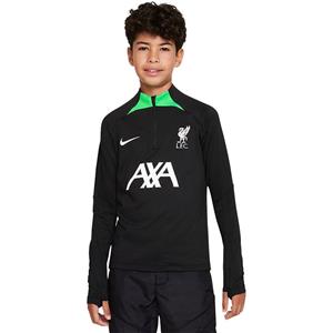 NIKE FC Liverpool Strike Dri-FIT Knit Fußball Trainingsshirt Kinder 014 - black/poison green/white