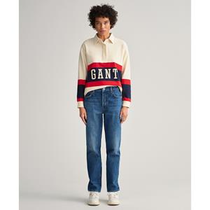 Gant Regular jeans, recht, hoge taille