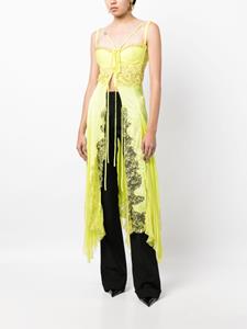 Versace Asymmetrische jurk - Geel