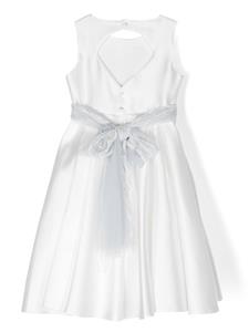 AMAYA Midi-jurk met bloemenpatch - Wit