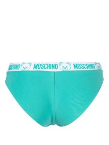 Moschino Slip met logoband - Groen