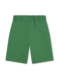 Kenzo Kids Katoenen shorts met logoprint - Groen