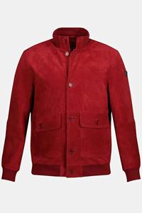 JP1880 leren jas, grote maten, , heren, rood, 